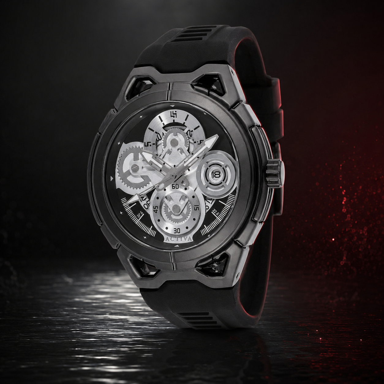 Activa Drift X Invicta Men’s Watch 44mm Black (ACW9349 003) — BRAND NEW